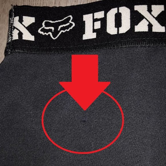 Vintage Y2k Fox Racing Logo Black Sweatpants Joggers Size Small Fox Riders Co. - Picture 8 of 9